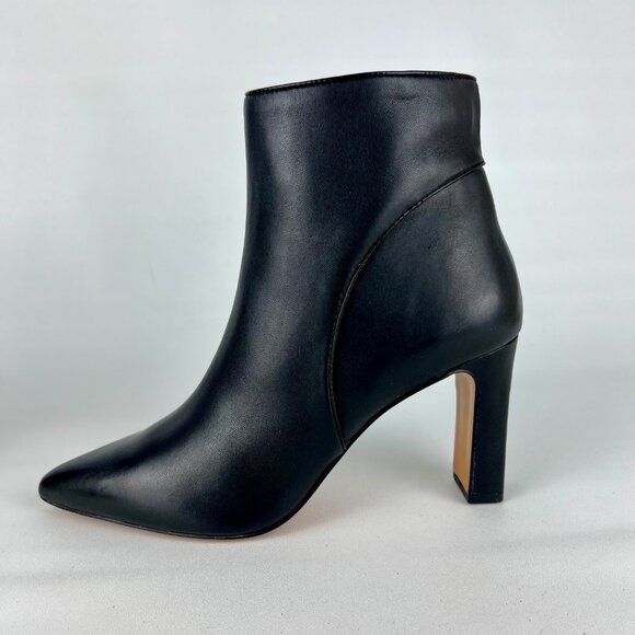 Steven Steve Madden Womens Jenn Pointed Toe Ankle Booties Black Leather size 9.5 - Picture 7 of 16